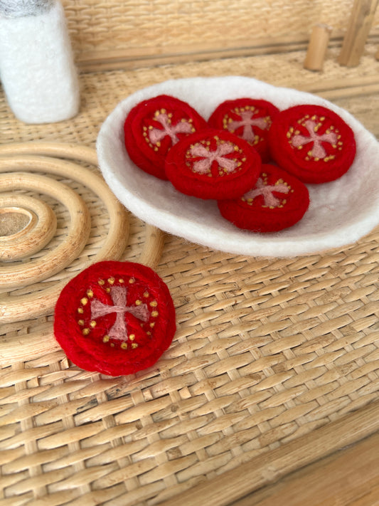 Felt Tomato Slice
