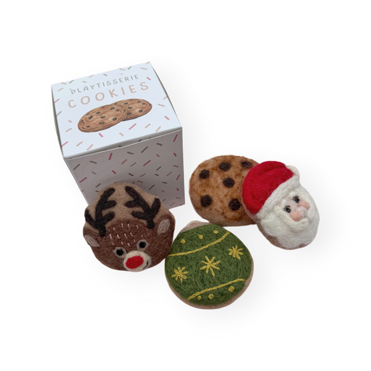 Felt Christmas Cookies - Set of 4