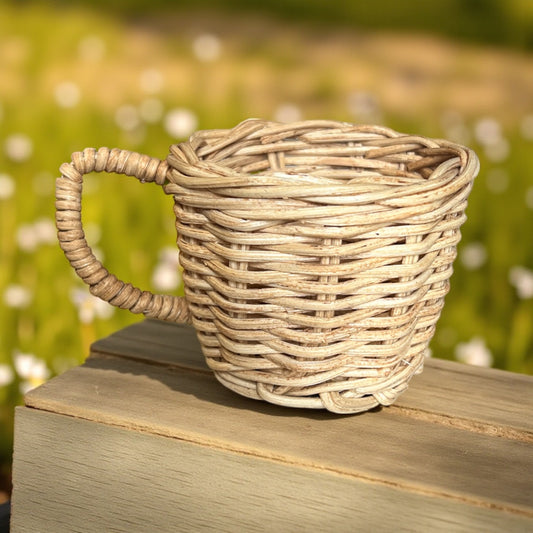 Rattan cup