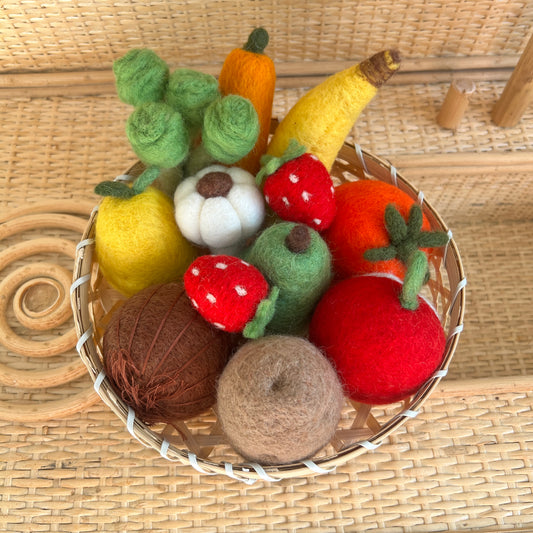 Felt Farmers Market Pack - Set of 12