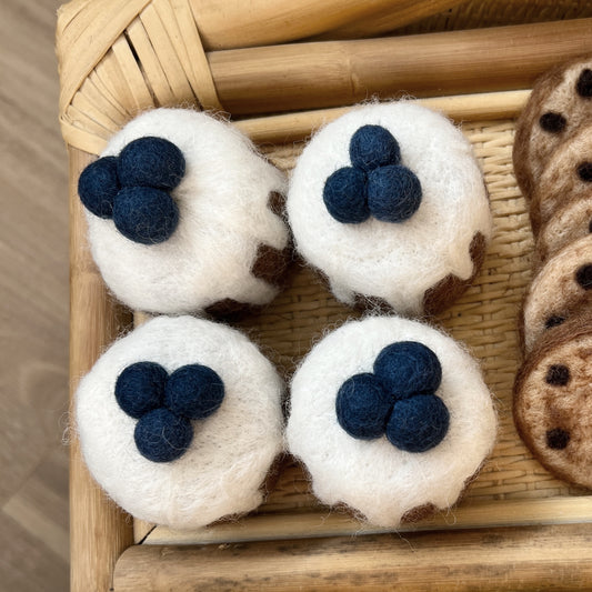 Felt Blueberry Drizzle Cake