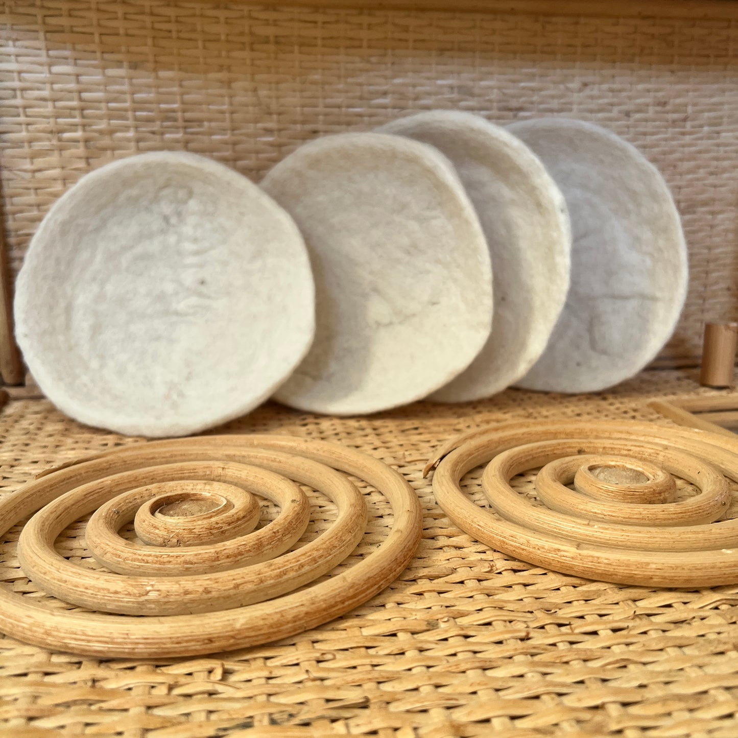 Felt Plates - 4 Piece Set