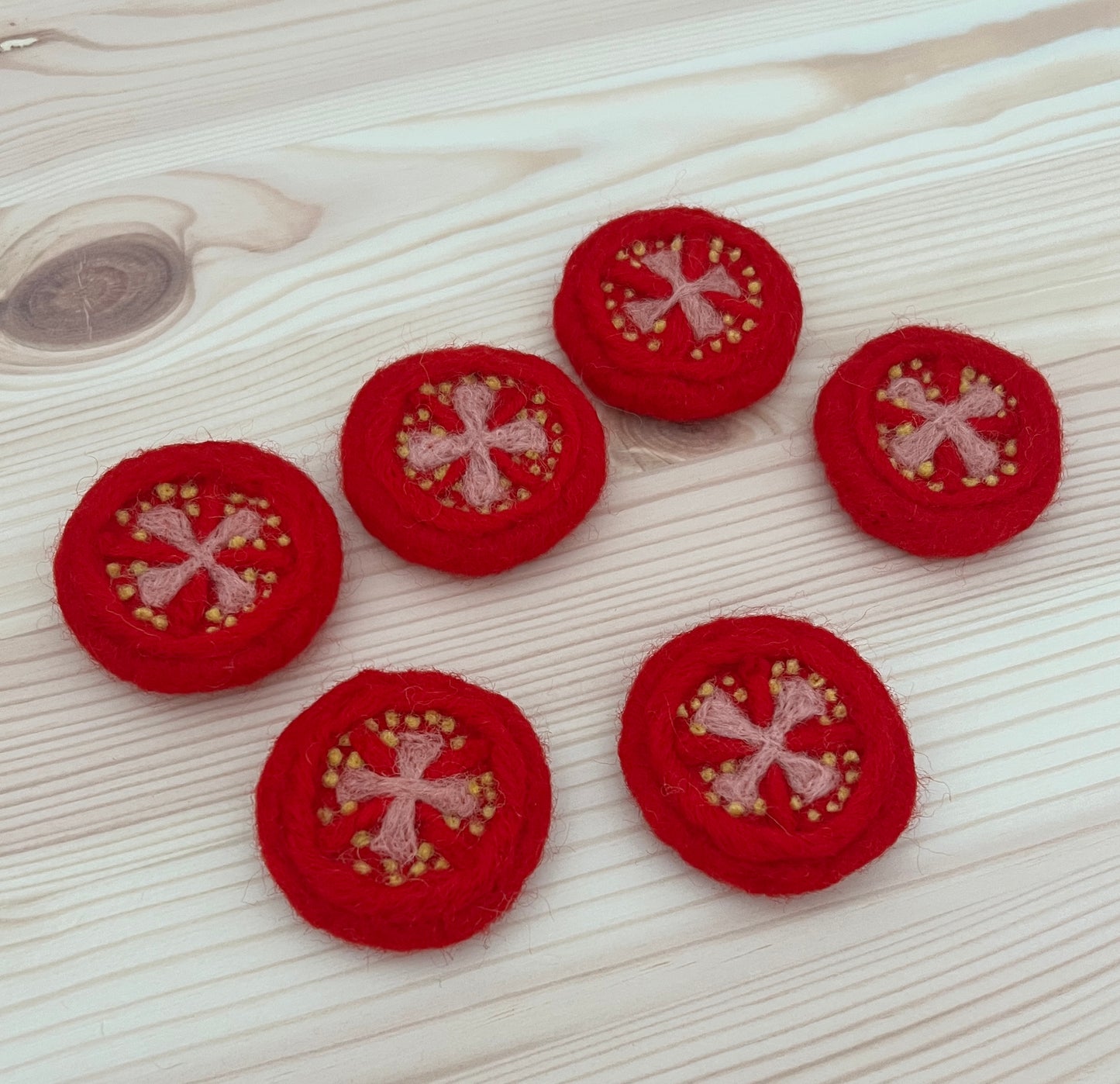 Felt Tomato Slice