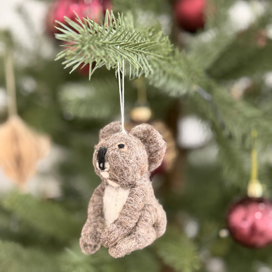 Felt Koala Ornament