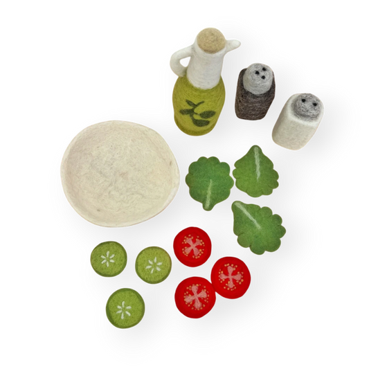Felt Salad & Dressing Pack - Set of 13