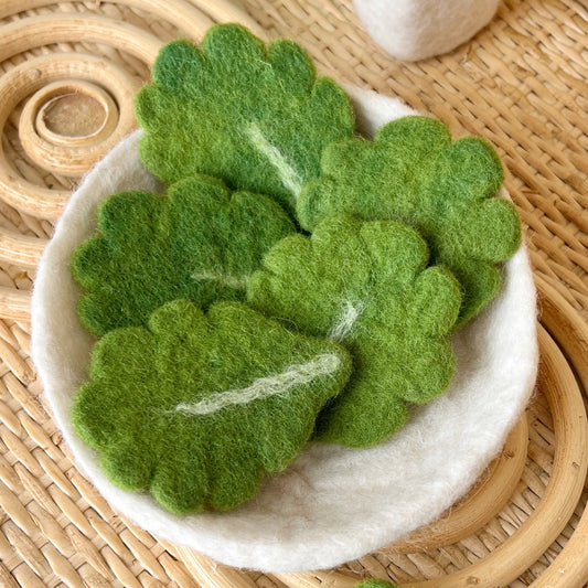 Felt Lettuce Leaf