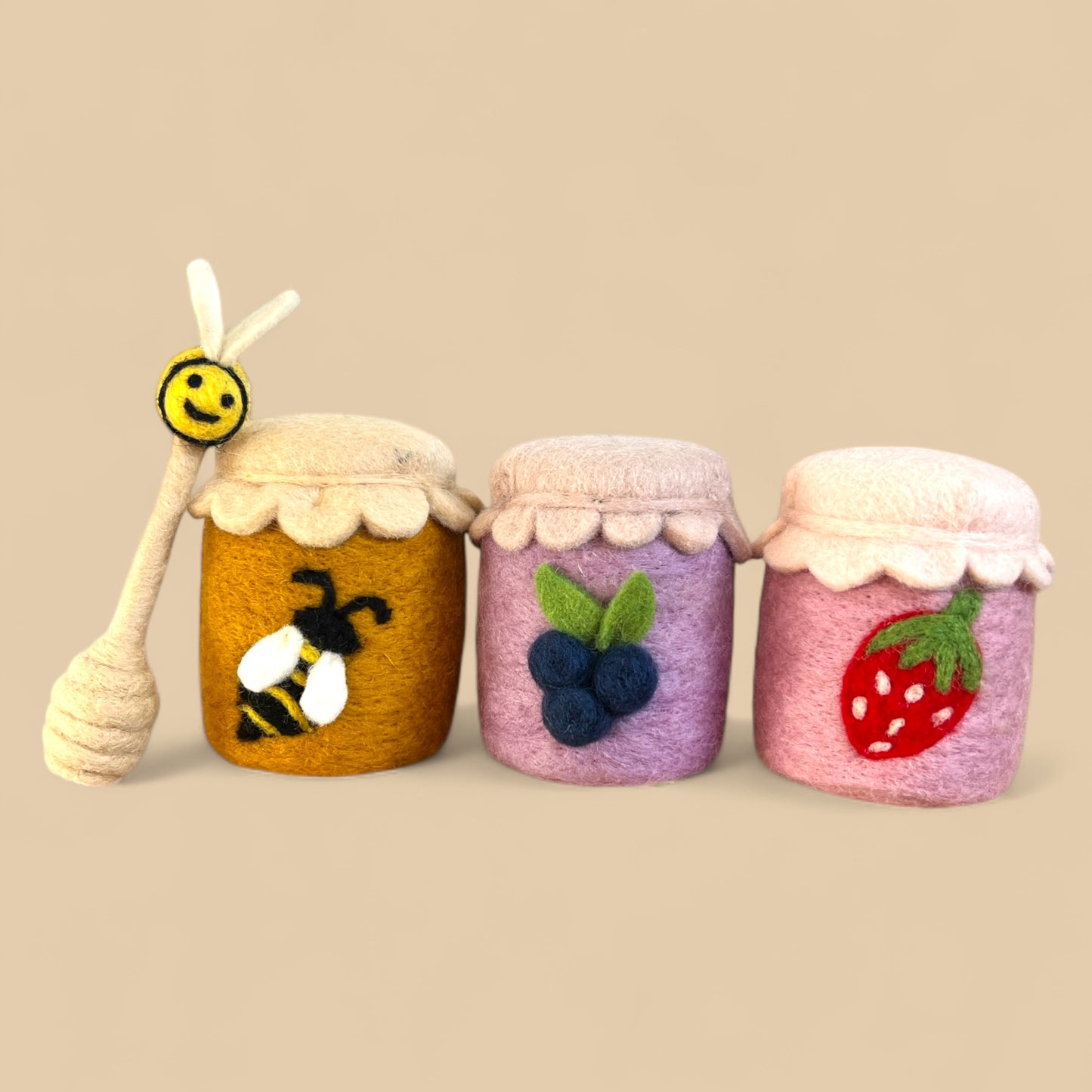 Felt Trio of Spreads - Set of 4