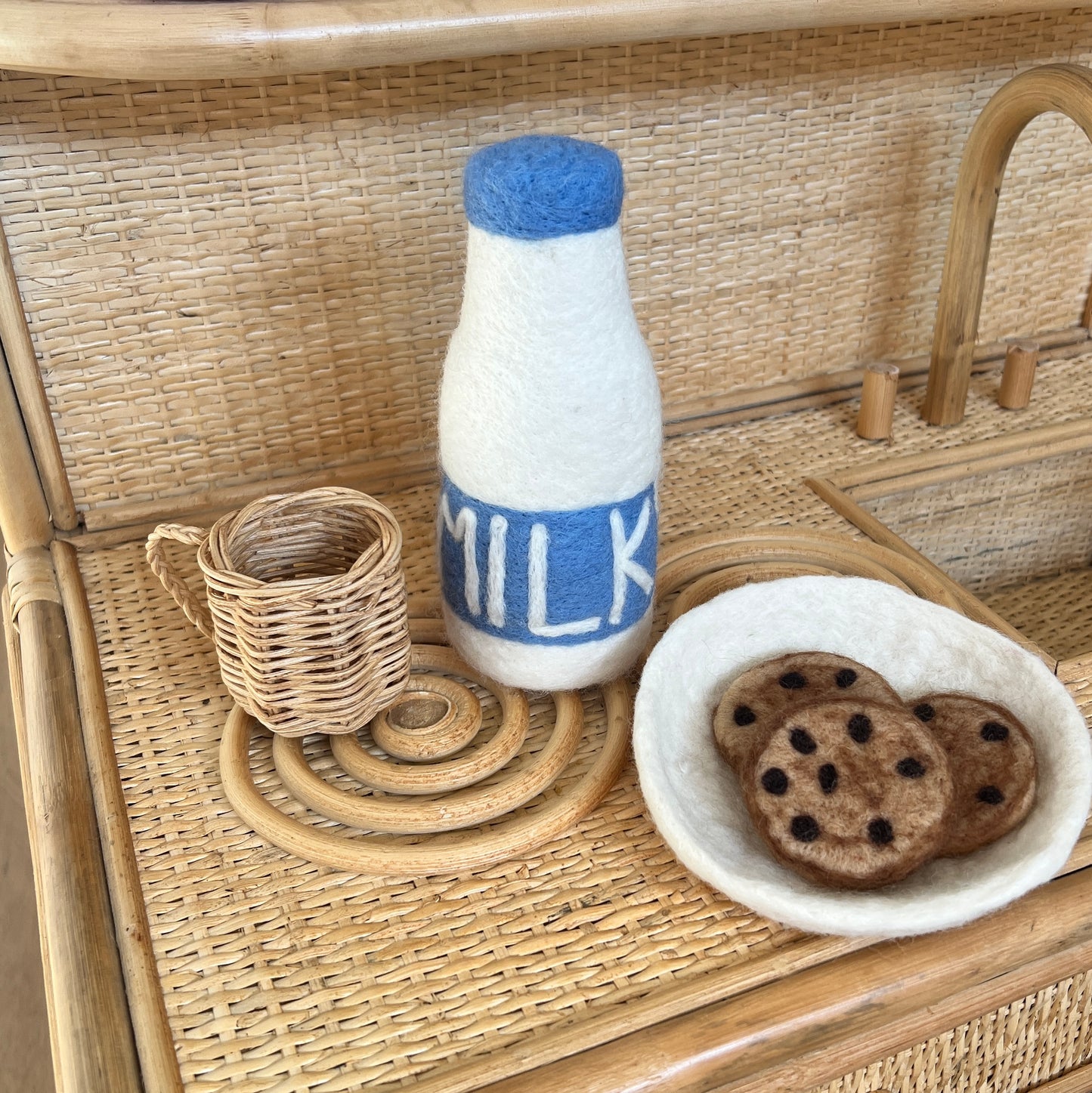 Felt Milk Bottle