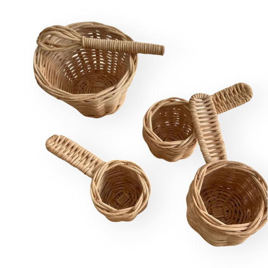 Bakers Pack Natural Rattan - Set of 5