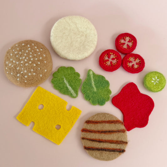Felt Burger Kit - Set of 11