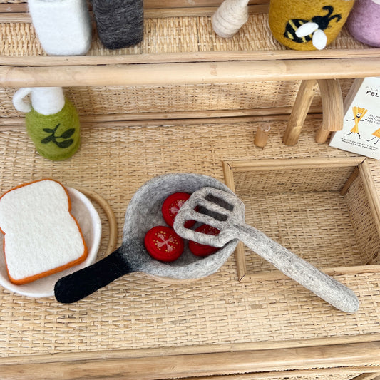 Felt Frypan & Spatula