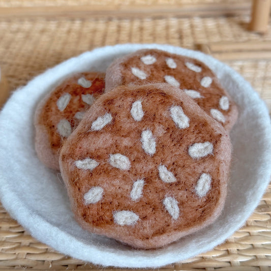 Felt ANZAC biscuits - Set of 5