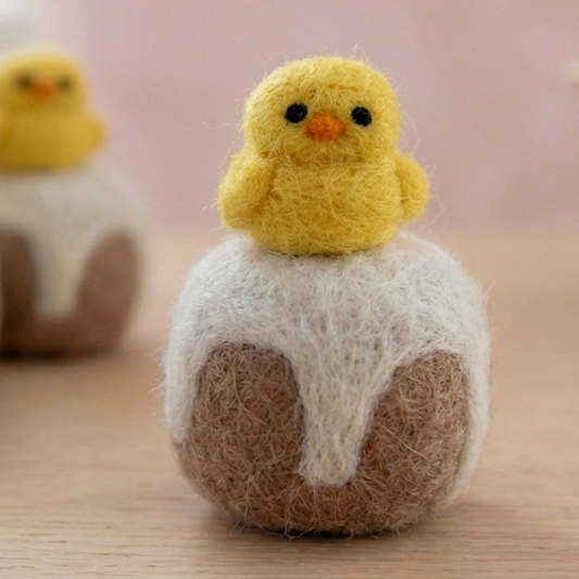 Felt Easter Cake with Chick