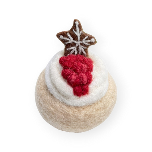 Felt Christmas Cream Puff