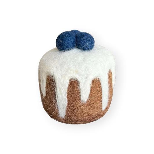 Felt Blueberry Drizzle Cake