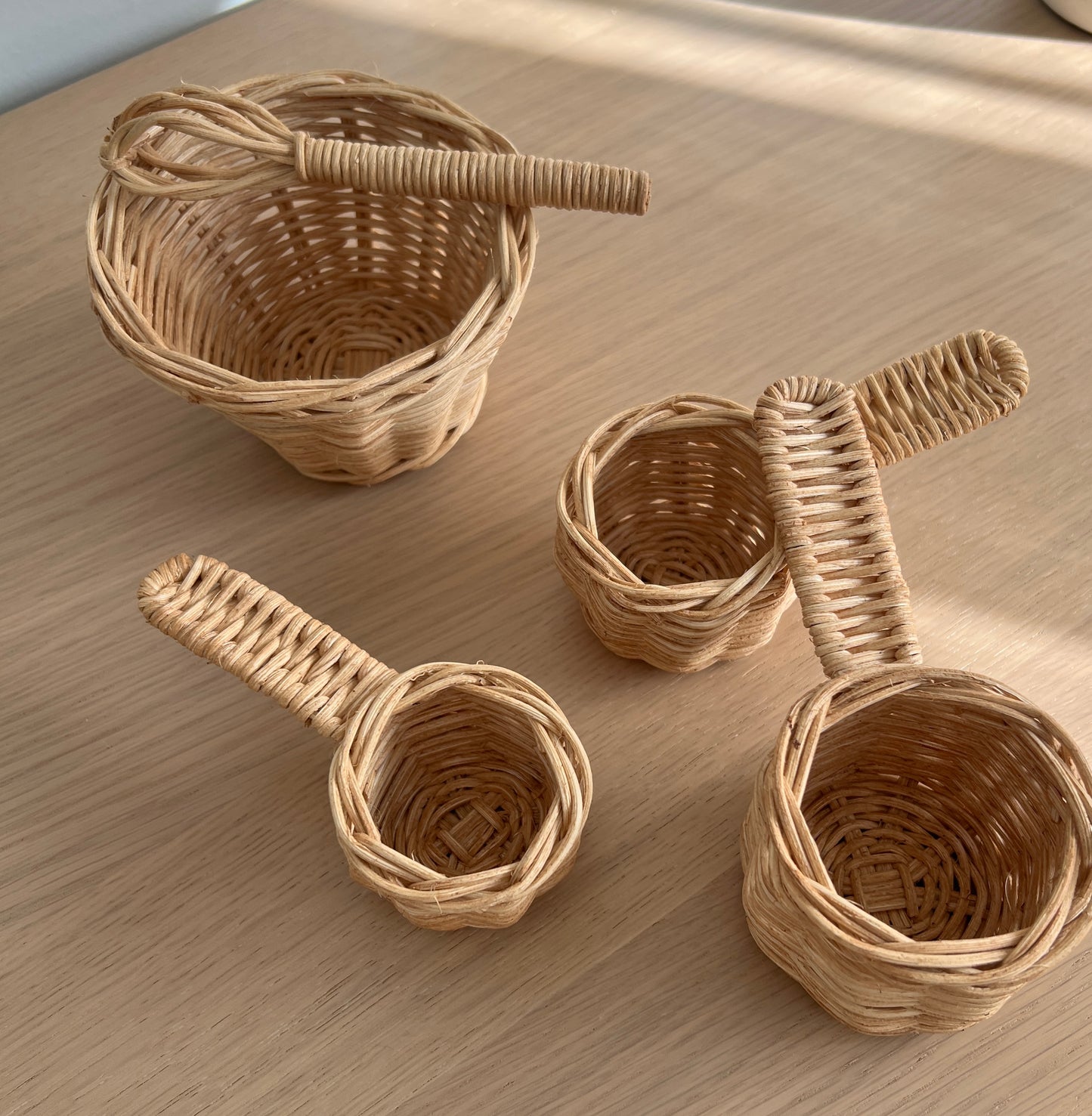 Bakers Pack Natural Rattan - Set of 5