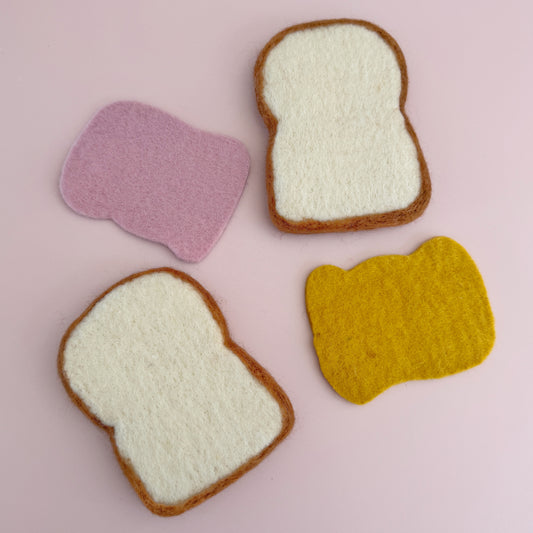 Peanut Butter Jelly Sandwich- Set of 4