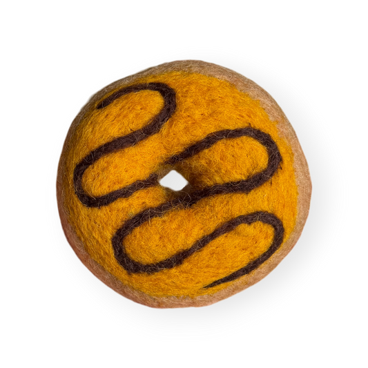 Felt Pumpkin Spice Doughnut
