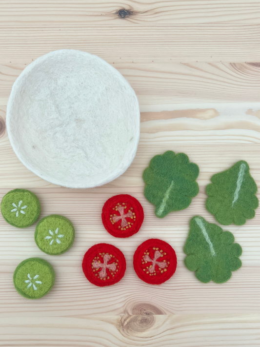 Felt Salad - Set of 10