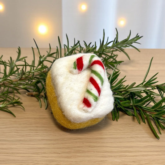 Felt Candy Cane Cake