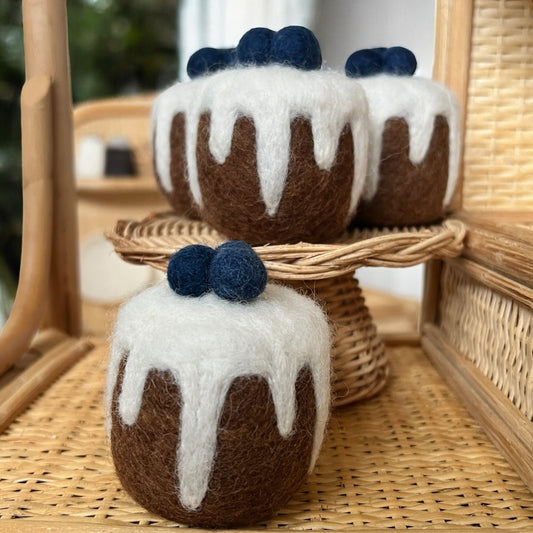 Felt Blueberry Drizzle Cake