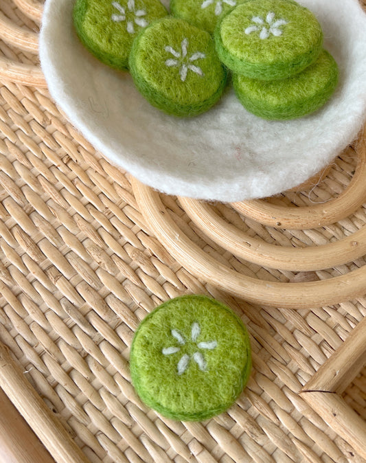 Felt Cucumber Slice