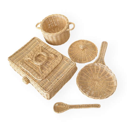 Rattan Stove top - Set of 4