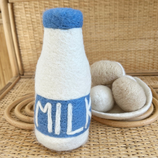 Felt Milk Bottle