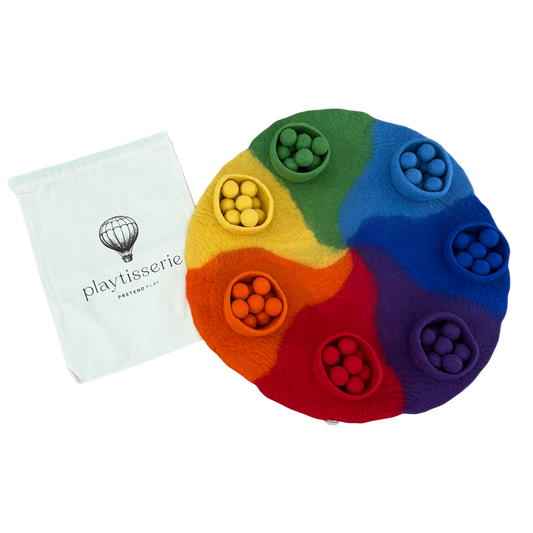 Felt Rainbow Play Bundle - Set of 79
