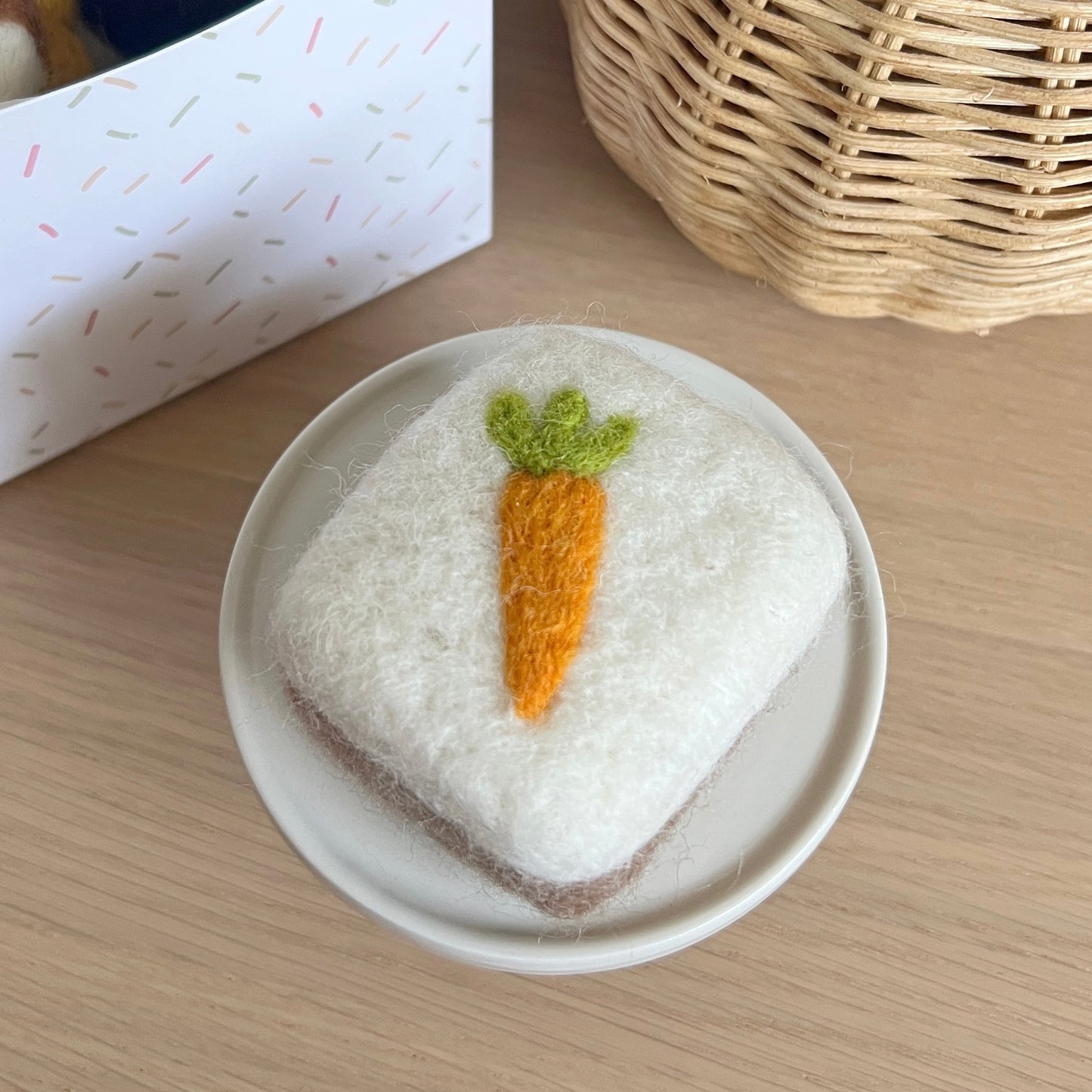 Felt Carrot Cake