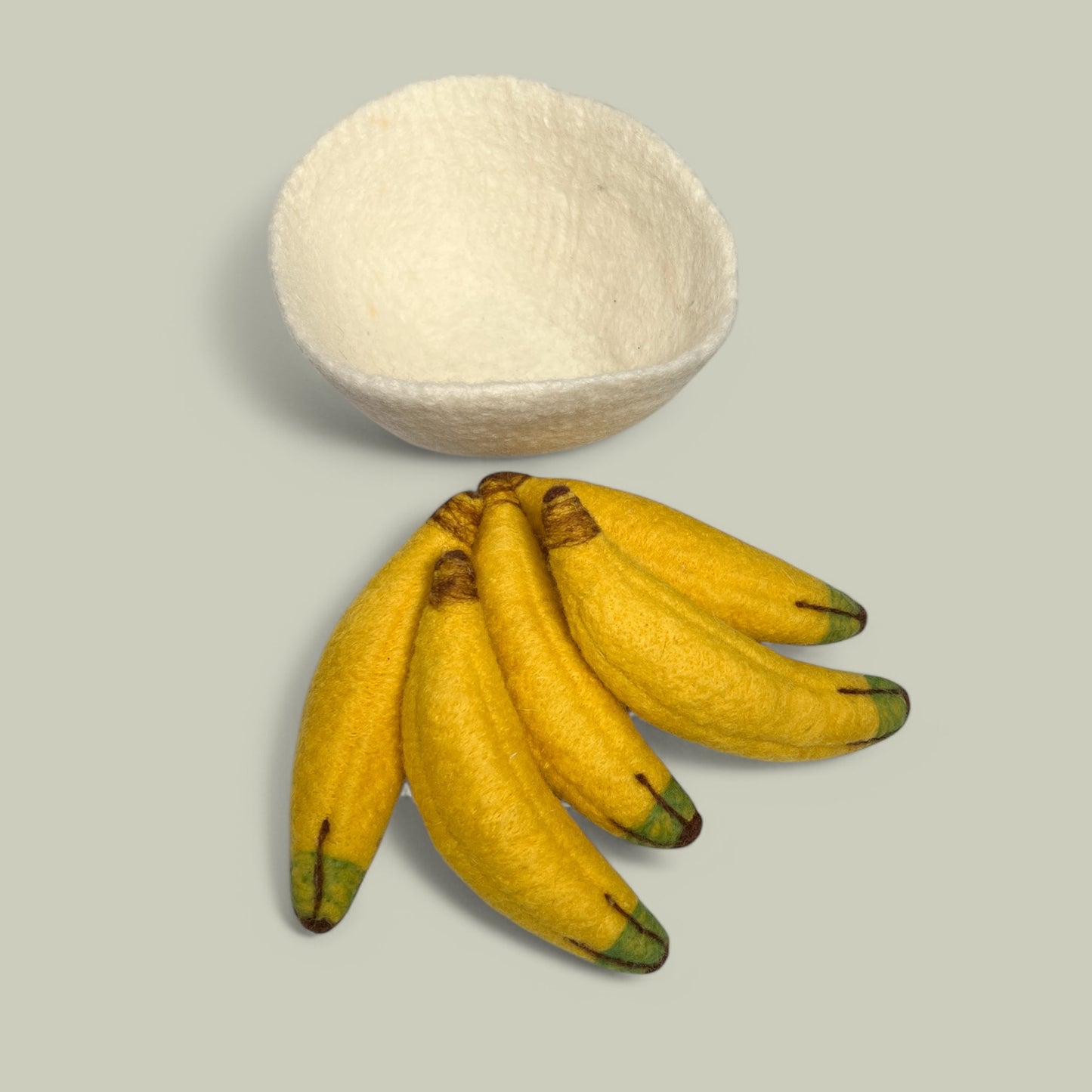 Felt Bananas In Fruit Bowl (Set of 6)