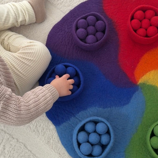 Felt Rainbow Play Mat