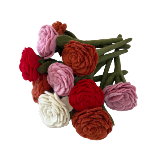 Felt Roses