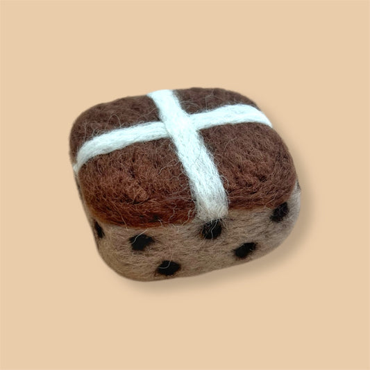 Individual Felt Hot Cross Bun