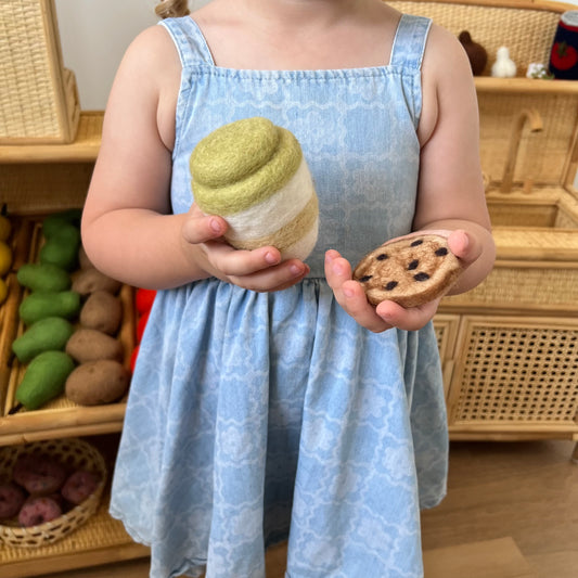 Felt Green Babycino Takeaway Cups - Set of 2