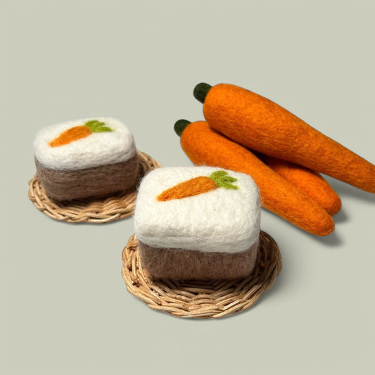 Felt Carrot Cake