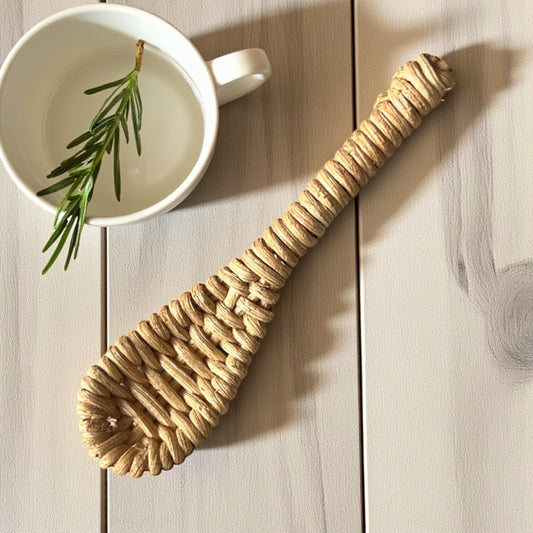 Rattan spoon