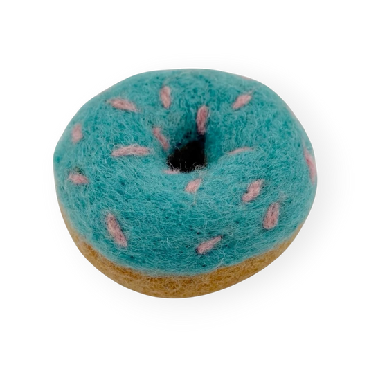 Felt Bubblegum Doughnut with Pink Sprinkles