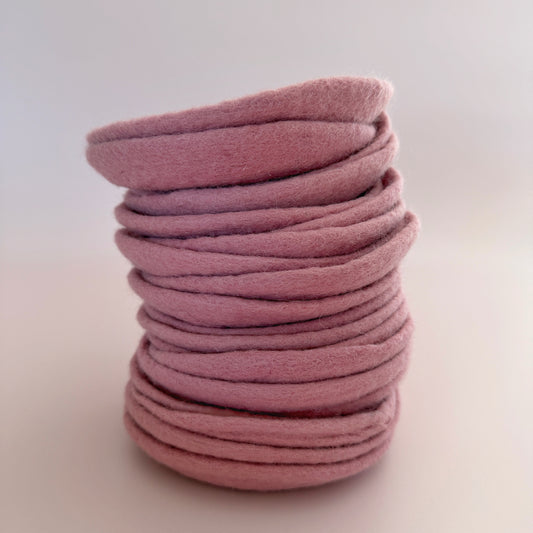 Felt Pink Plate