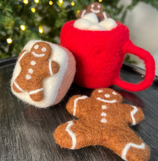 Felt Gingerbread Man