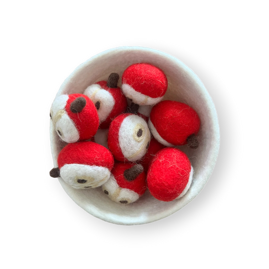 Mini Half Apples - Set of 5