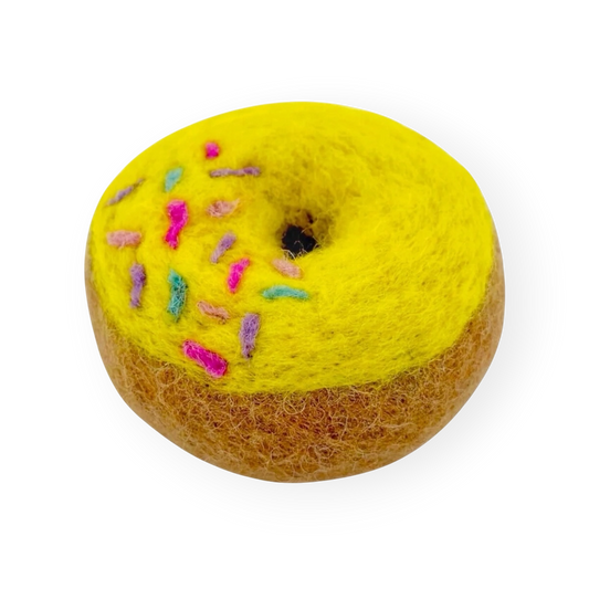Felt Pineapple Doughnut with Sprinkles