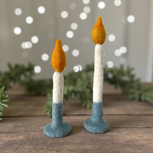 Felt Candles - Set of 2