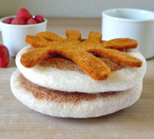 Pancakes with Maple Syrup - Set of 3