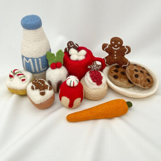 Felt Christmas Gift Box - Set of 12