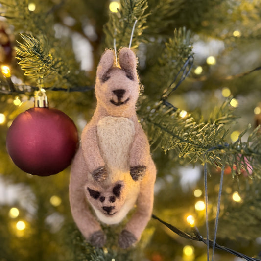 Felt Kangaroo Ornament