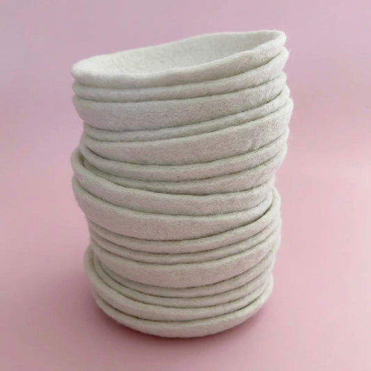 Felt White Plate