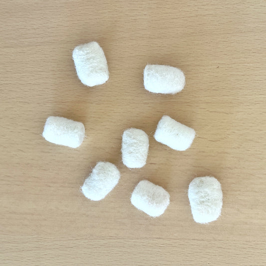 Felt Mini Marshmallow - Set of 8