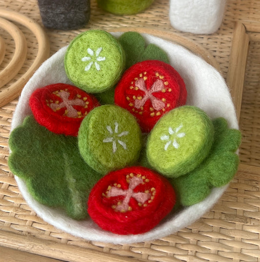 Felt Salad - Set of 10