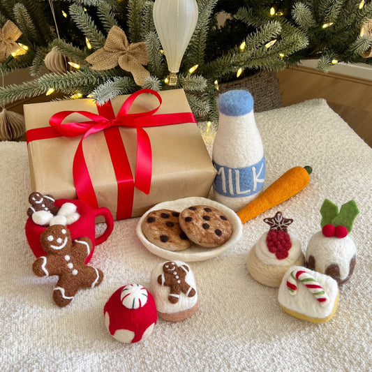 Felt Christmas Gift Box - Set of 12